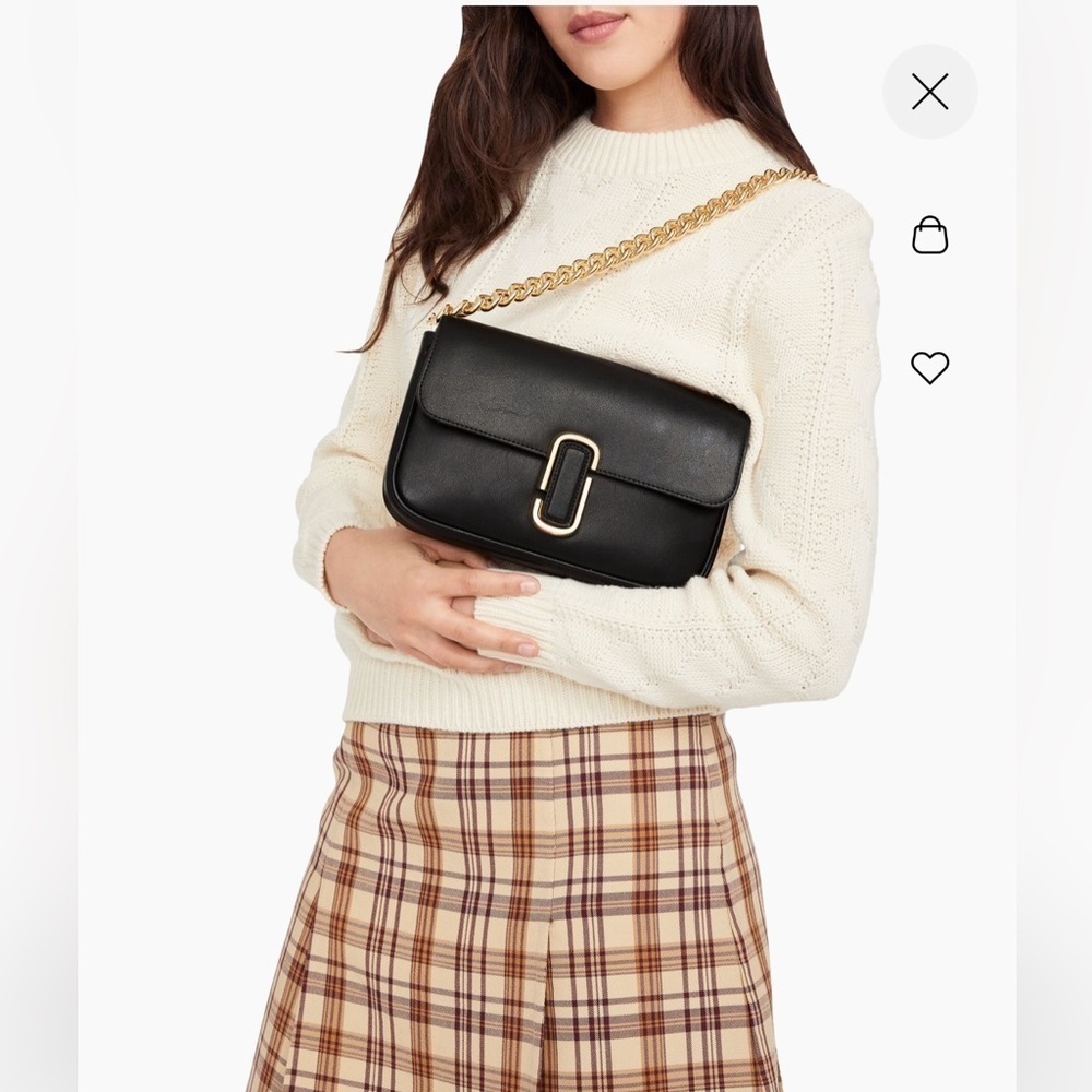 New Marc Jacobs THE J MARC SHOULDER BAG - Picture 6 of 7
